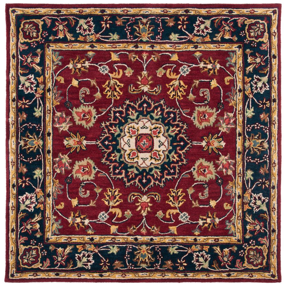 Safavieh CL362A-6SQ Classic Area Rug in BURGUNDY / NAVY