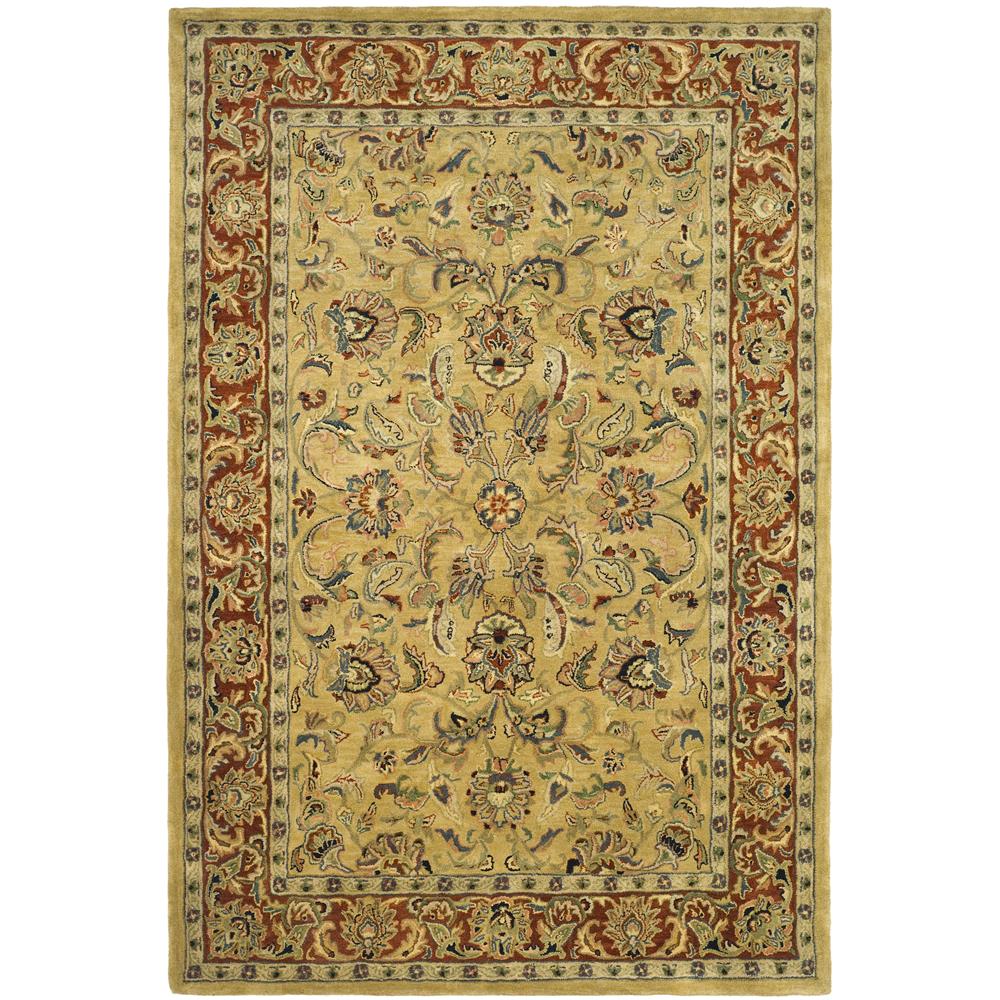 Safavieh CL398A-8 Classic Area Rug in GOLD / RED