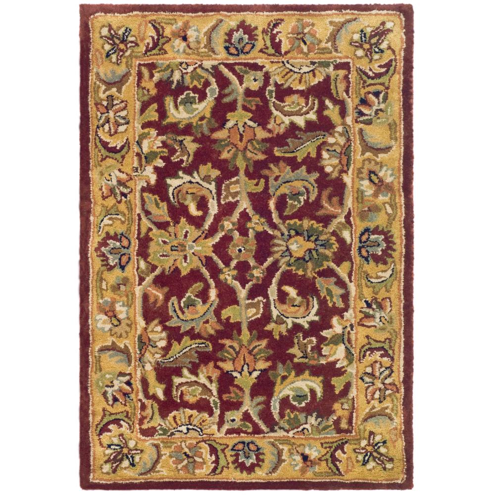 Safavieh CL758C-2 Classic Area Rug in RED / GOLD