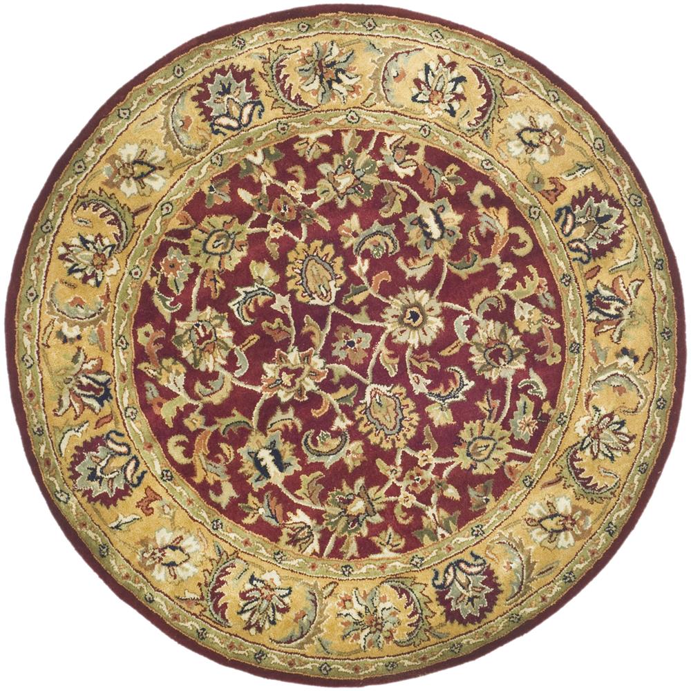 Safavieh CL758C-8R Classic Area Rug in RED / GOLD