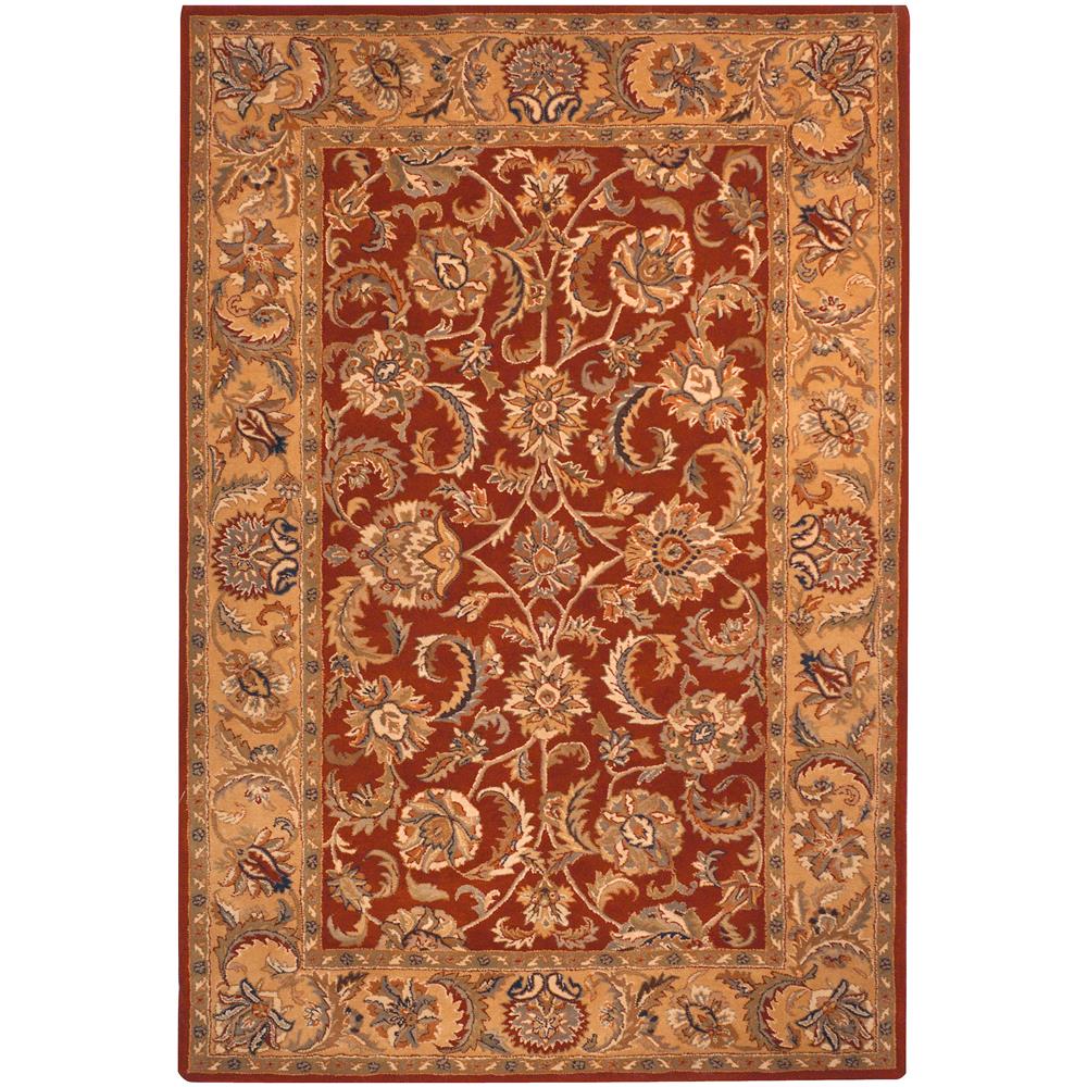 Safavieh CL758C-6 Classic Area Rug in RED / GOLD