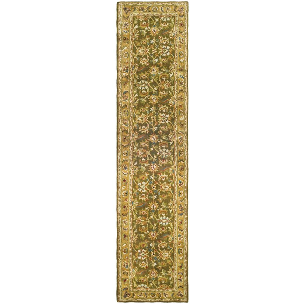 Safavieh CL758M-28 Classic Area Rug in OLIVE / CAMEL