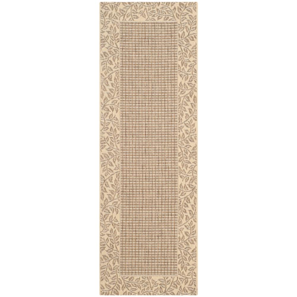 Safavieh CY0727-3009-210 Courtyard Area Rug in BROWN / NATURAL