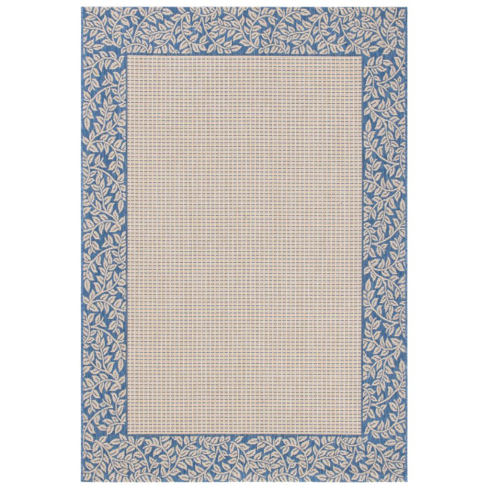 Safavieh CY0727-3101-4 Courtyard Area Rug in NATURAL / BLUE