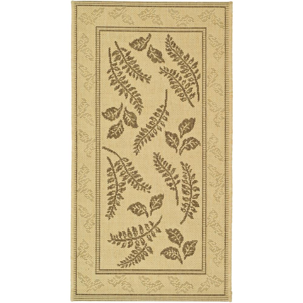 Safavieh CY0772-3001-2 Courtyard Area Rug in NATURAL / BROWN