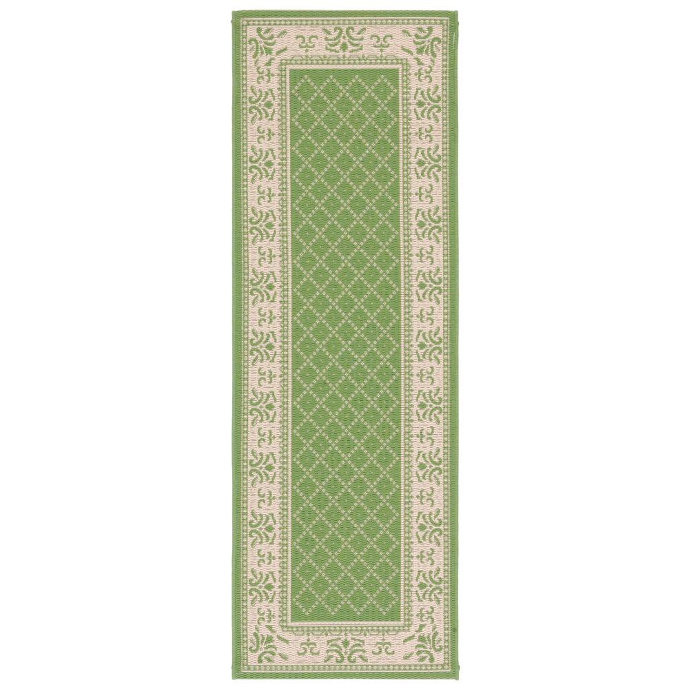 Safavieh CY0901-1E06-27 Courtyard Area Rug in OLIVE / NATURAL