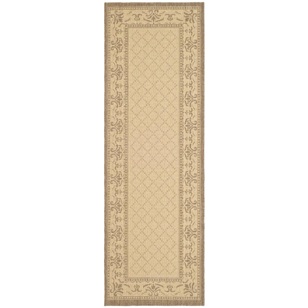 Safavieh CY0901-3001-210 Courtyard Area Rug in NATURAL / BROWN