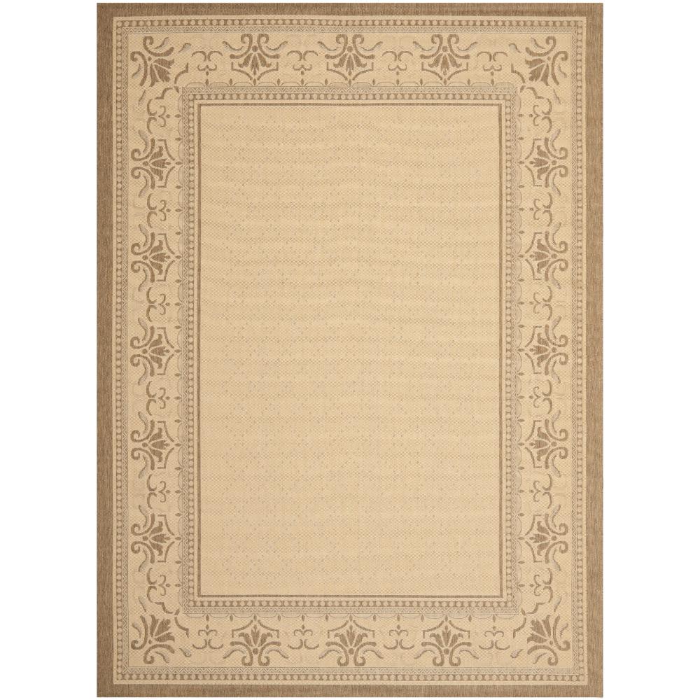 Safavieh CY0901-3001-8 Courtyard Area Rug in NATURAL / BROWN