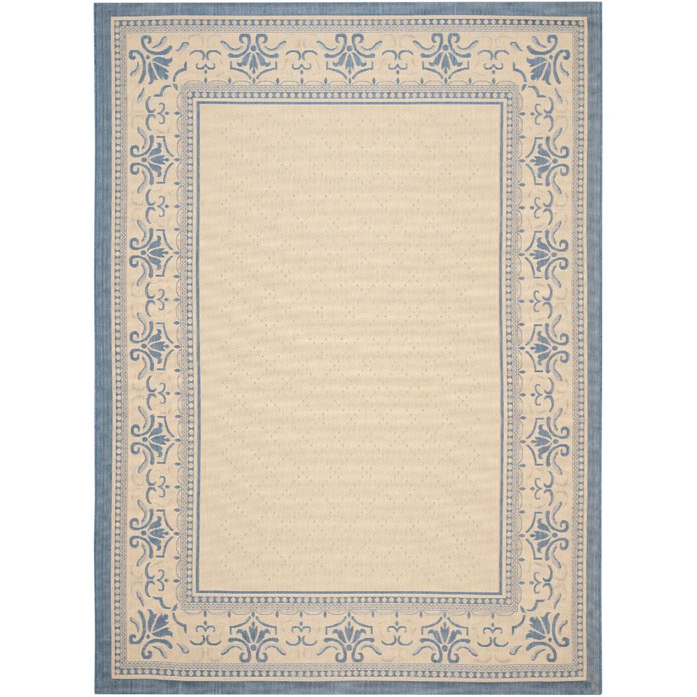 Safavieh CY0901-3101-8 Courtyard Area Rug in NATURAL / BLUE