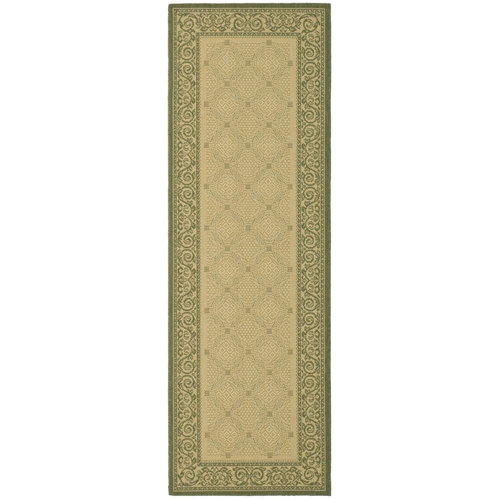 Safavieh CY1502-1E01-27 Courtyard Area Rug in NATURAL / OLIVE
