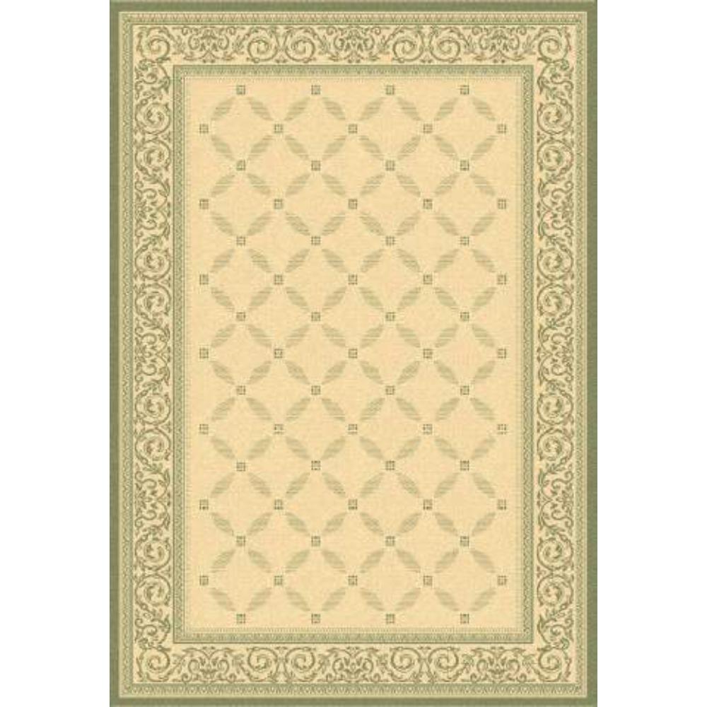Safavieh CY1502-1E01-4 Courtyard Area Rug in NATURAL / OLIVE