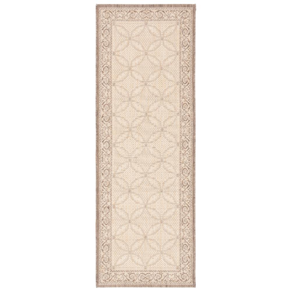 Safavieh CY1502-3001-27 Courtyard Area Rug in NATURAL / BROWN