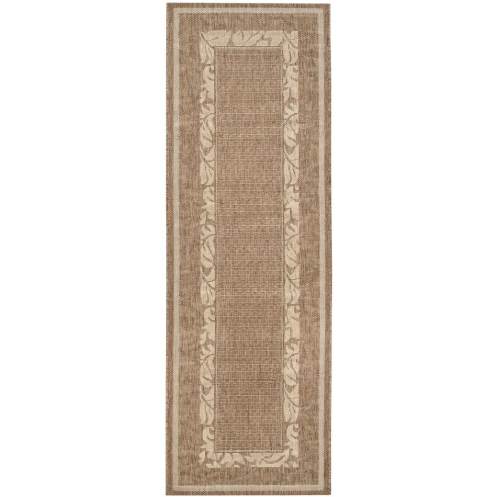 Safavieh CY1704-3009-27 Courtyard Area Rug in BROWN / NATURAL