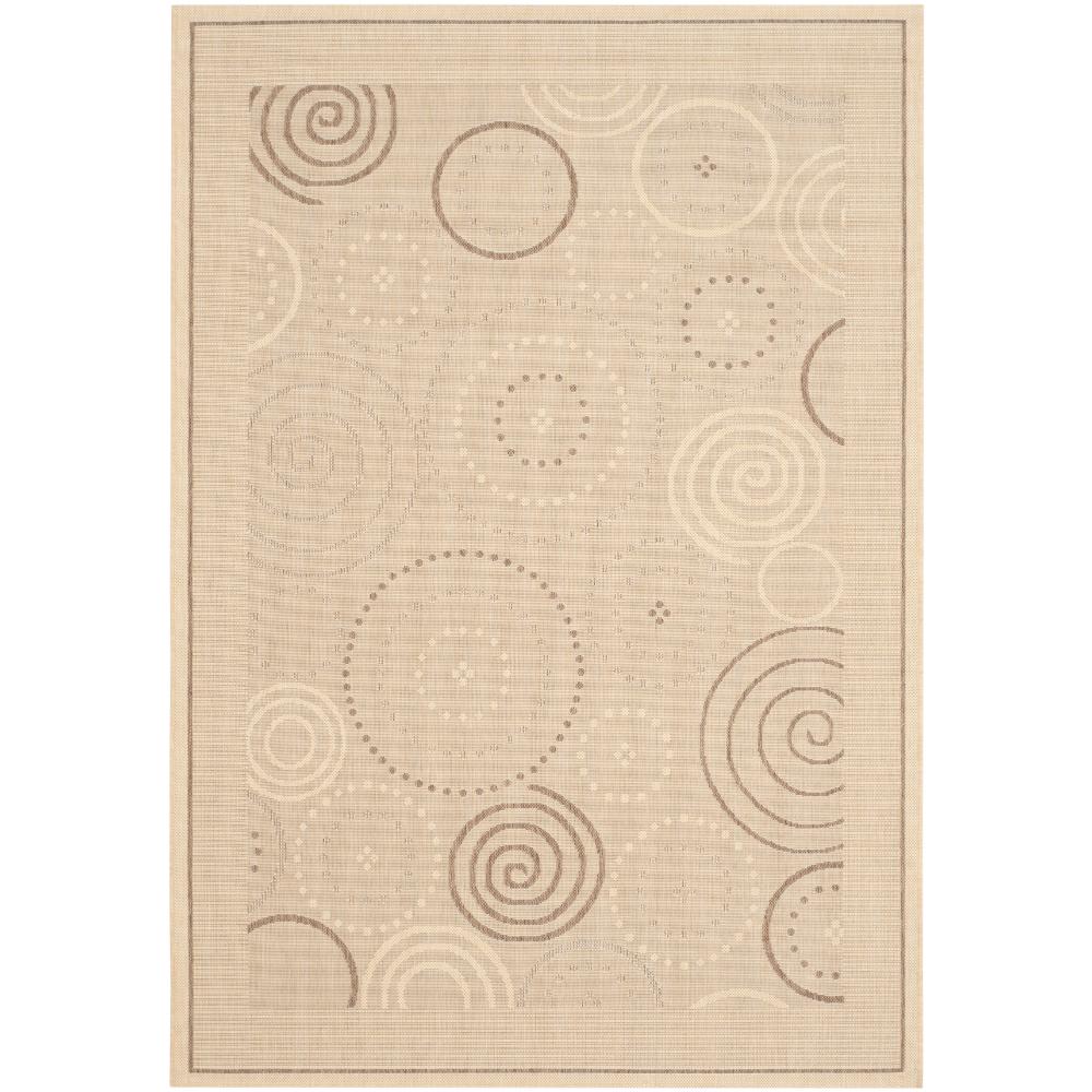 Safavieh CY1906-3001-27 Courtyard Area Rug in NATURAL / BROWN