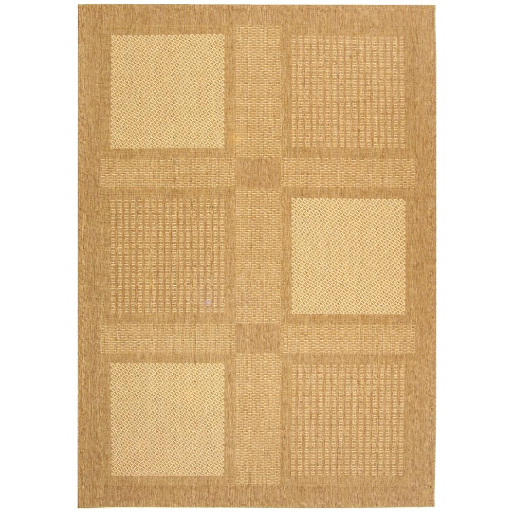 Safavieh CY1928-3009-5 Courtyard Area Rug in BROWN / NATURAL