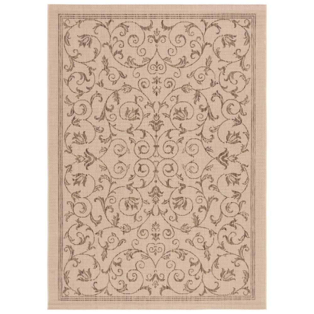 Safavieh CY2098-3001-6 Courtyard Area Rug in NATURAL / BROWN