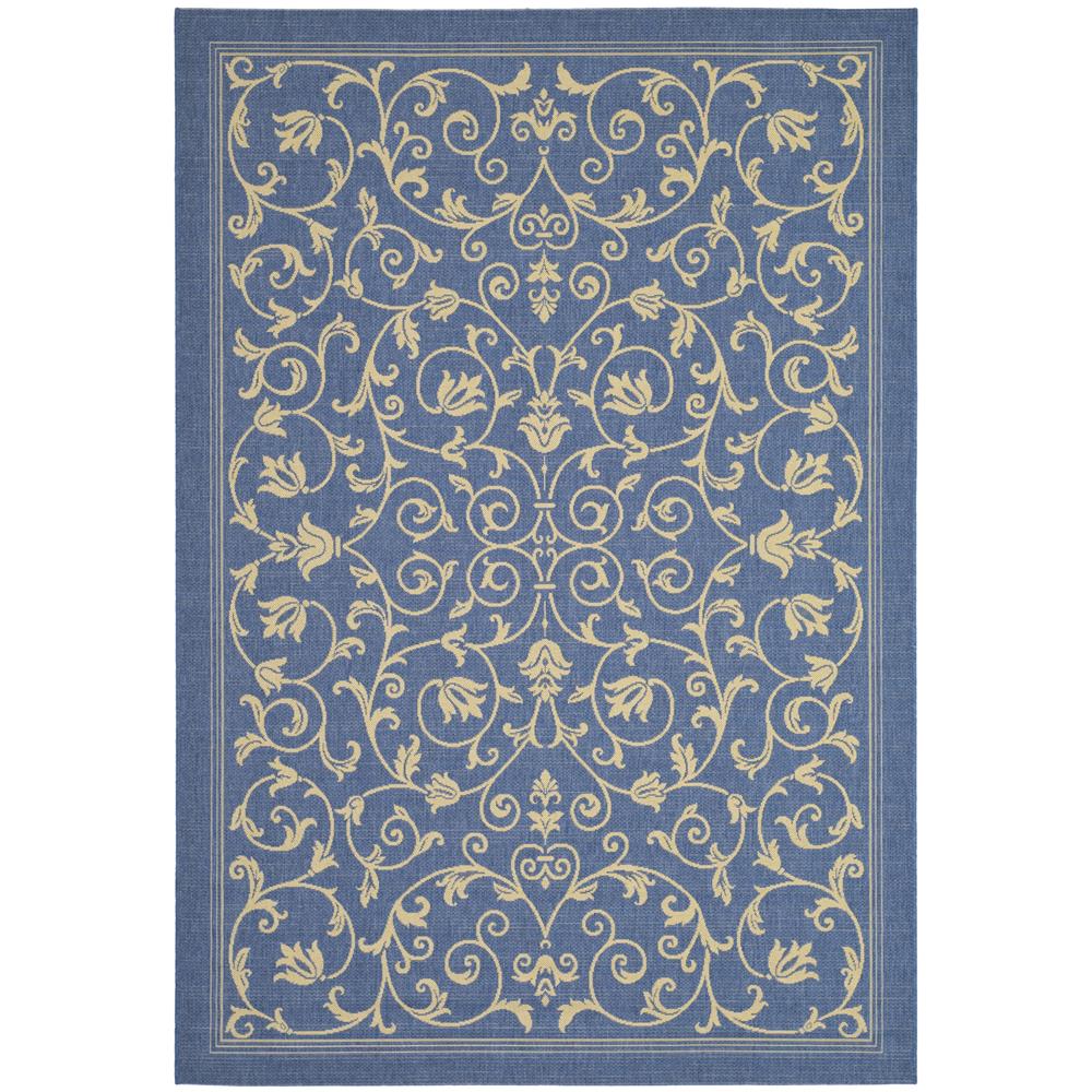 Safavieh CY2098-3103-9 Courtyard Area Rug in BLUE / NATURAL