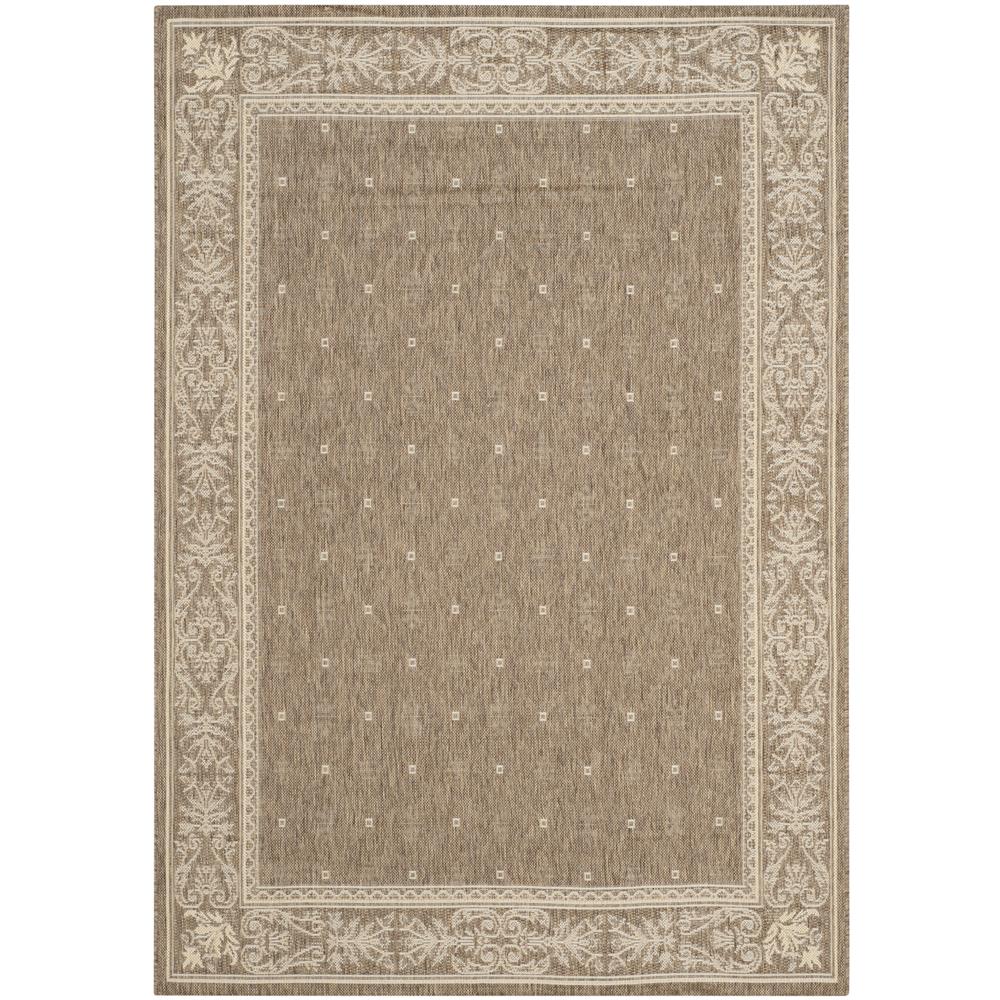 Safavieh CY2326-3009-4 Courtyard Area Rug in BROWN / NATURAL