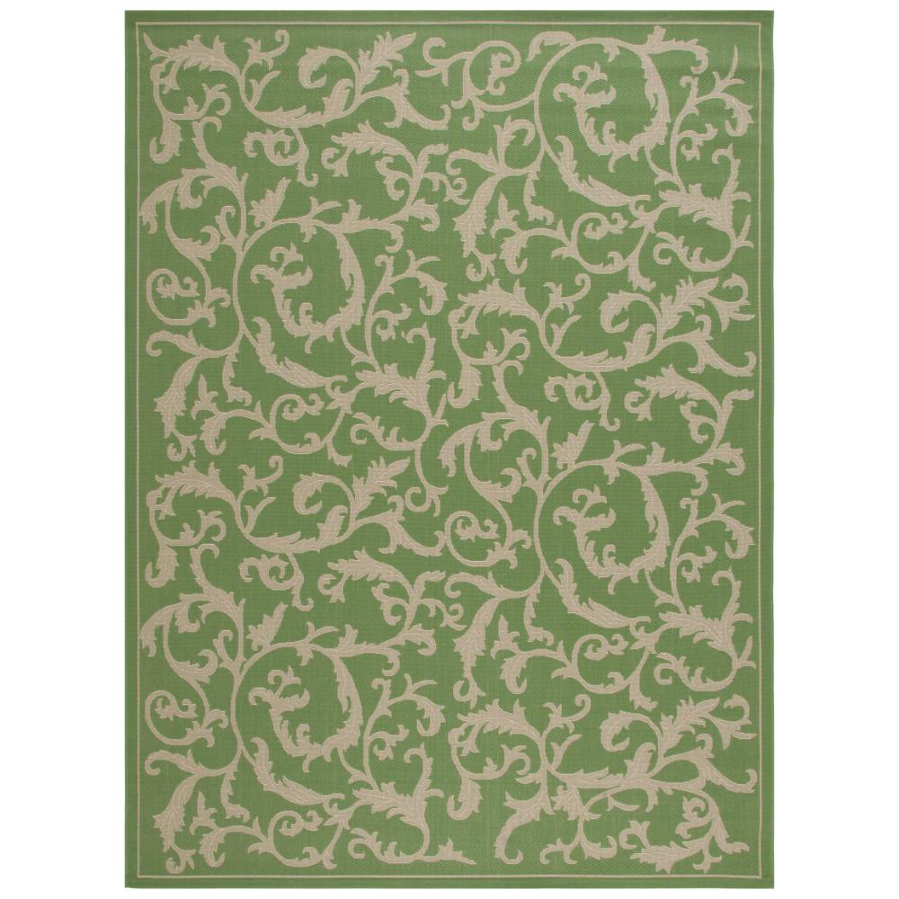 Safavieh CY2653-1E06-8 Courtyard Area Rug in OLIVE / NATURAL