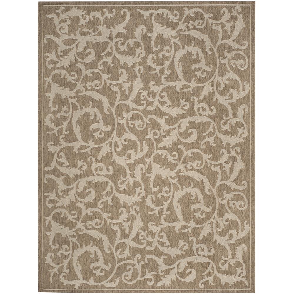Safavieh CY2653-3009-9 Courtyard Area Rug in BROWN / NATURAL