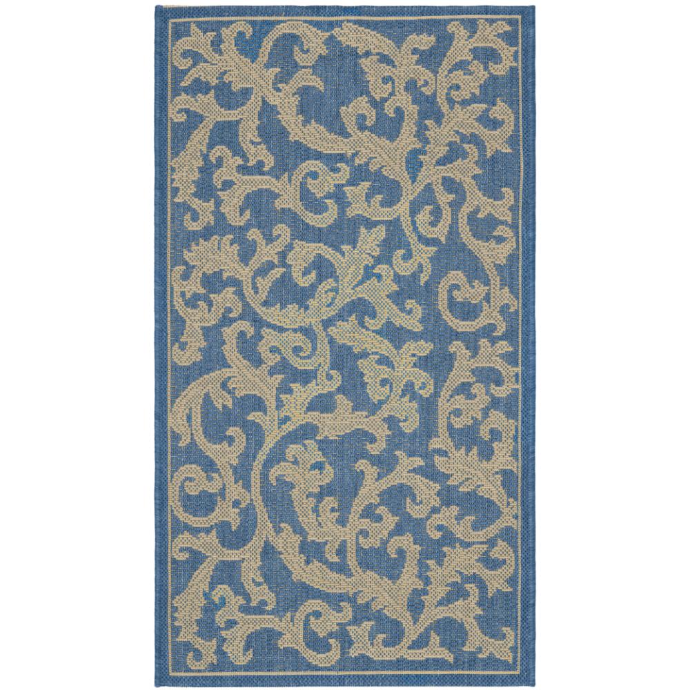 Safavieh CY2653-3103-2 Courtyard Area Rug in Terracotta / Natural