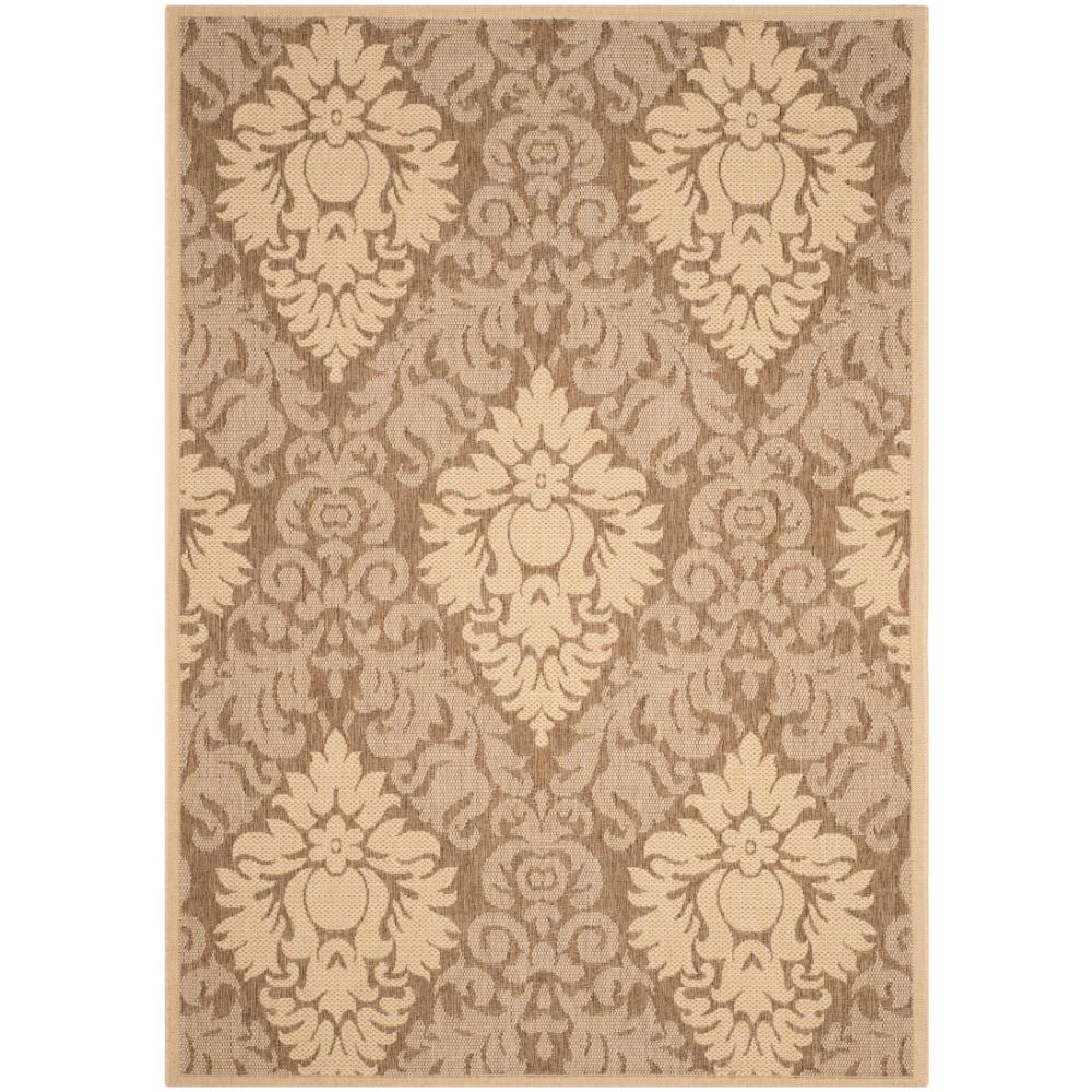 Safavieh CY2714-3009-8 Courtyard Area Rug in BROWN / NATURAL