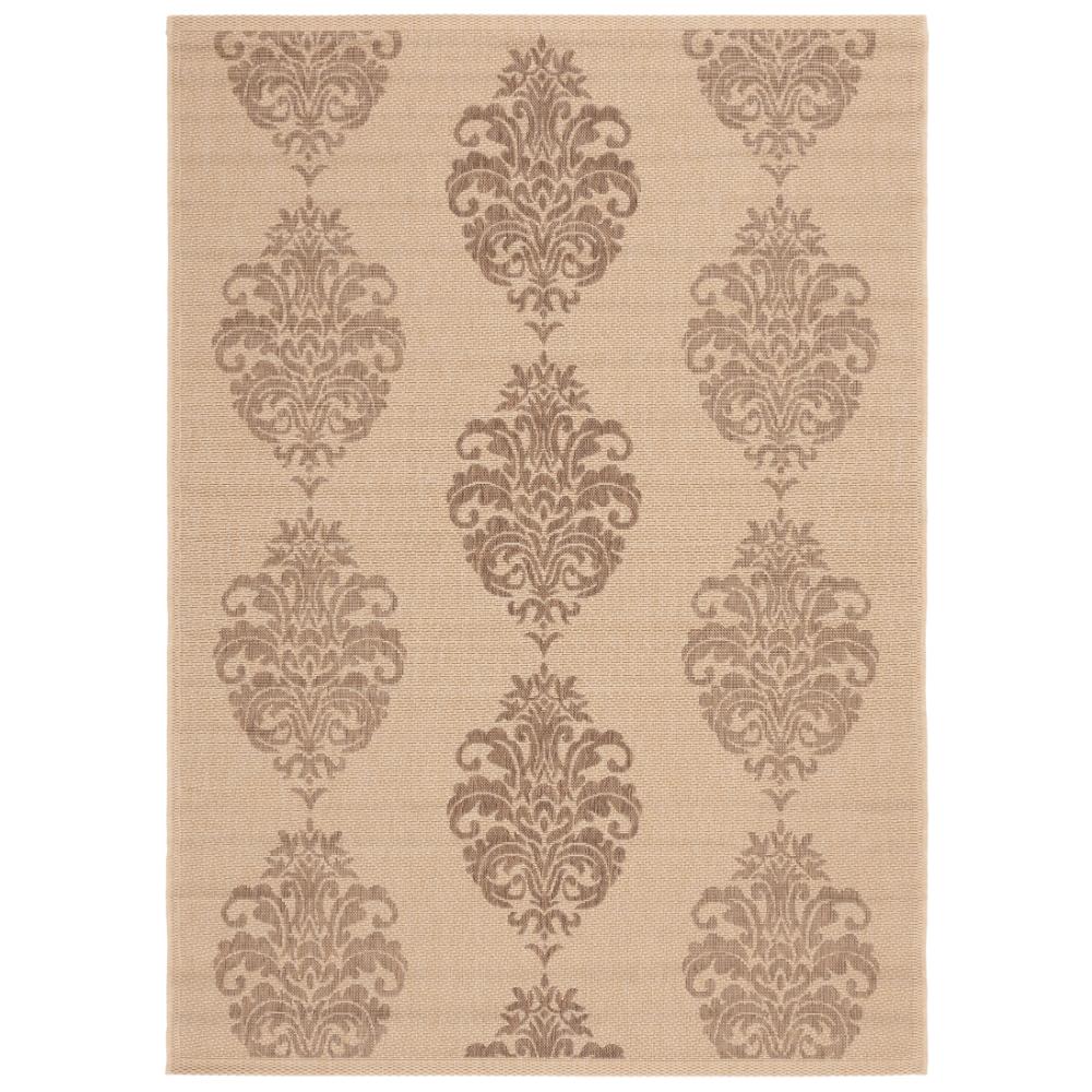 Safavieh CY2720-3001-5 Courtyard Area Rug in NATURAL / BROWN