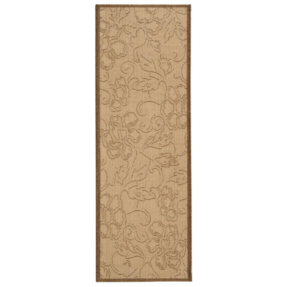 Safavieh CY2726-3001-27 Courtyard Area Rug in NATURAL / BROWN
