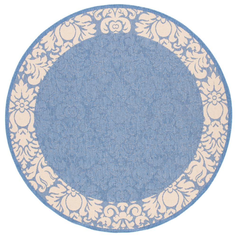 Safavieh CY2727-3103-7R Courtyard Area Rug in BLUE / NATURAL