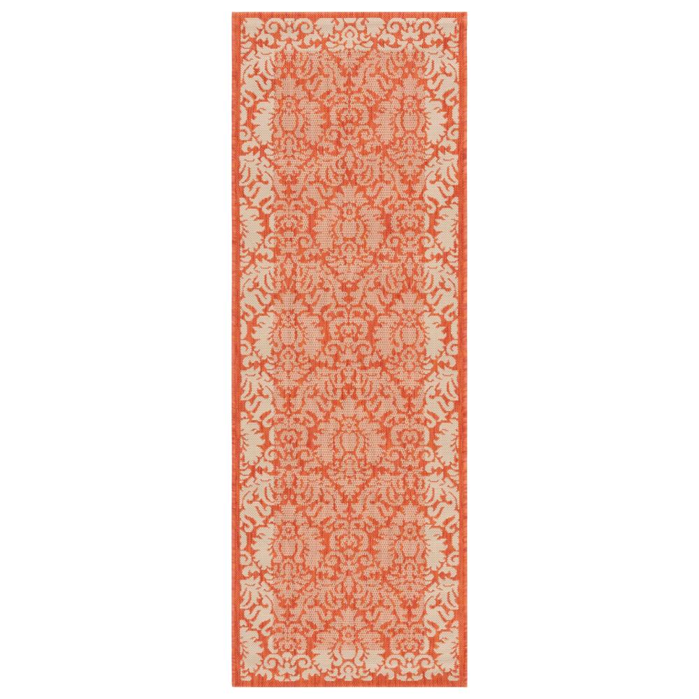 Safavieh CY2727-3202-210 Courtyard Area Rug in TERRACOTTA / NATURAL