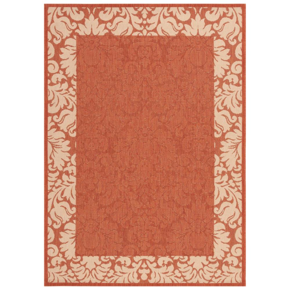 Safavieh CY2727-3202-8 Courtyard Area Rug in TERRACOTTA / NATURAL