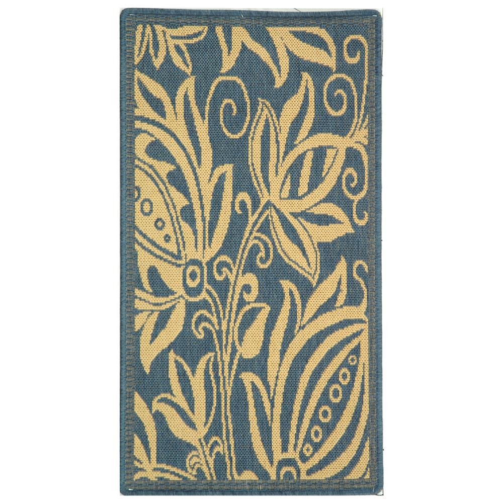 Safavieh CY2961-3103-2 Courtyard Area Rug in BLUE / NATURAL