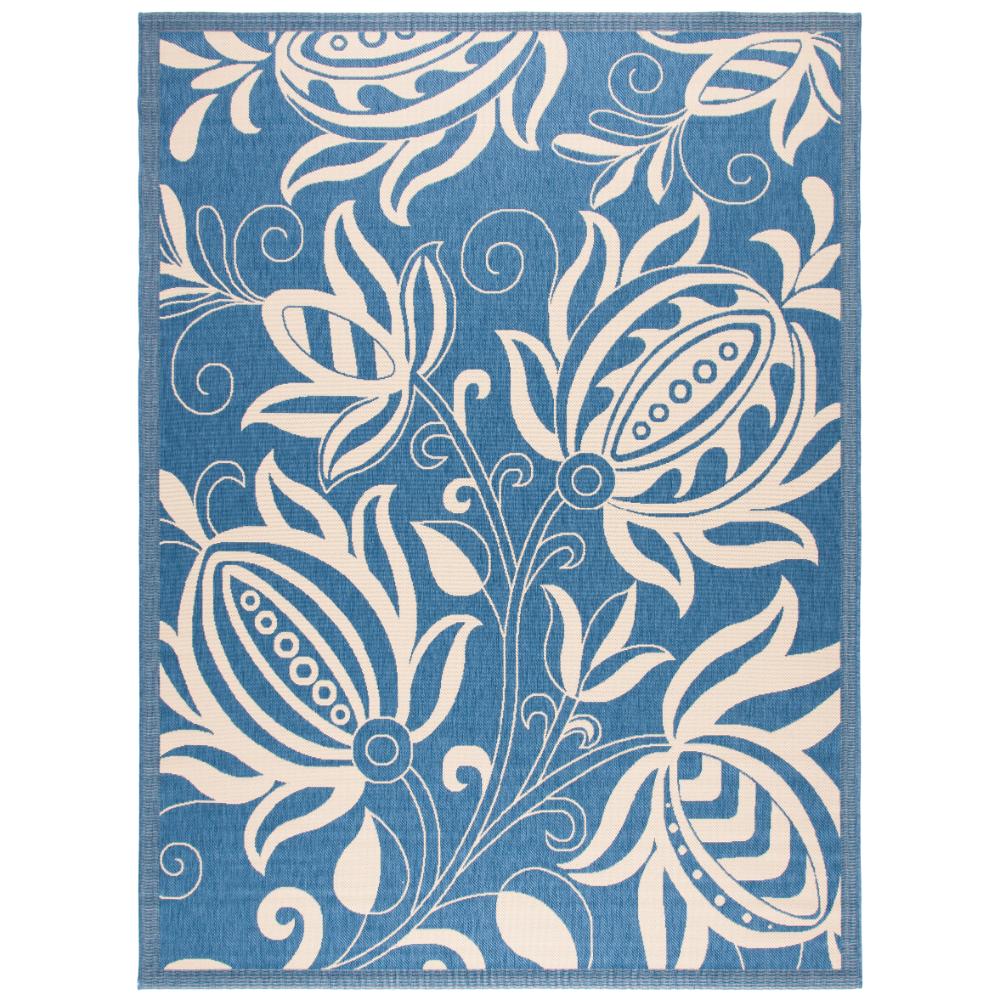 Safavieh CY2961-3103-8 Courtyard Area Rug in BLUE / NATURAL