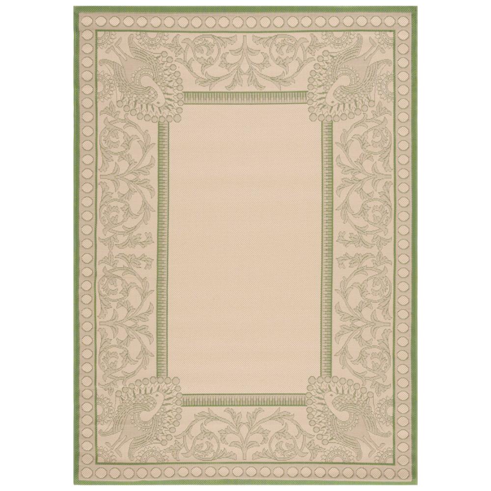 Safavieh CY2965-1E01-5 Courtyard Area Rug in NATURAL / OLIVE