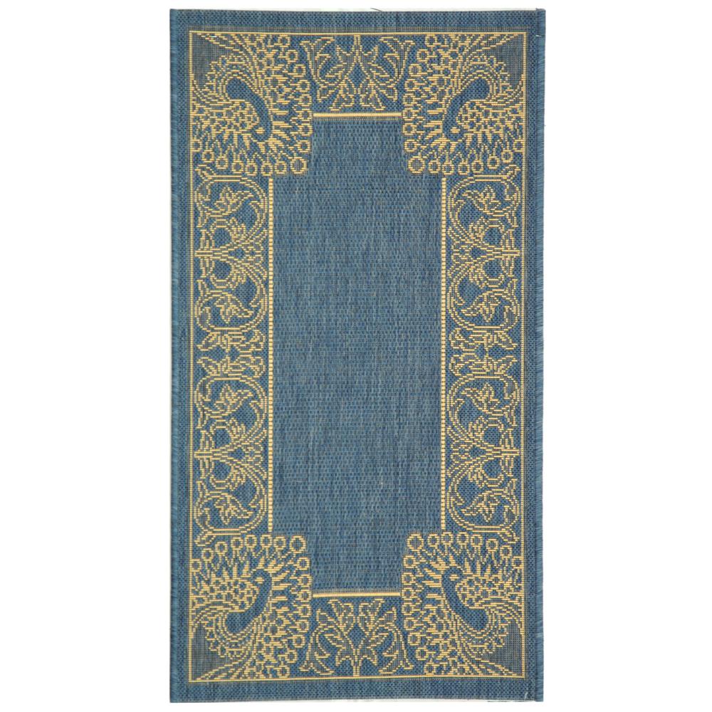 Safavieh CY2965-3103-2 Courtyard Area Rug in BLUE / NATURAL