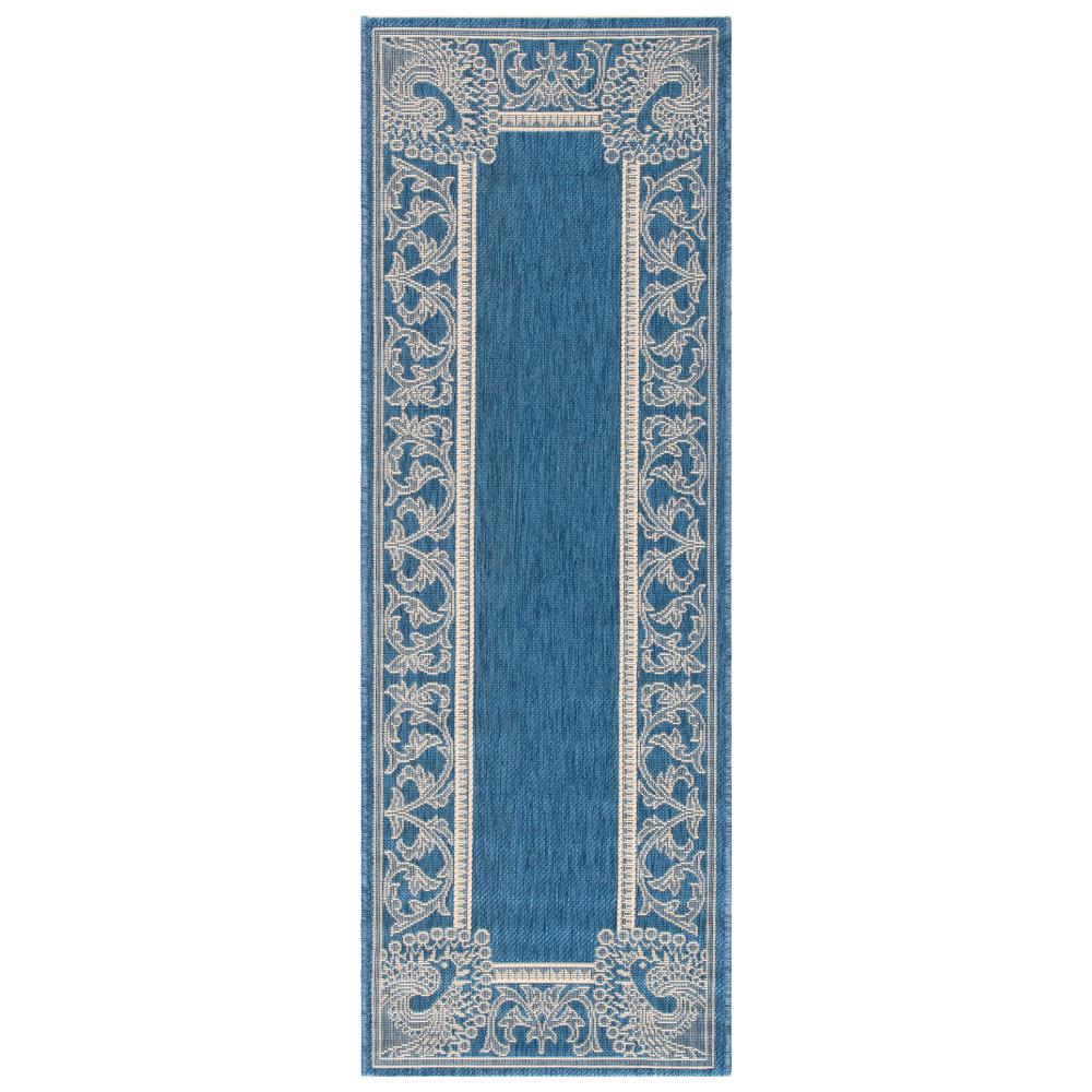 Safavieh CY2965-3103-27 Courtyard Area Rug in BLUE / NATURAL