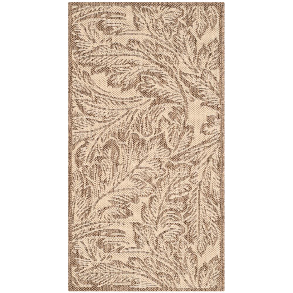 Safavieh CY2996-3001-2 Courtyard Area Rug in NATURAL / BROWN