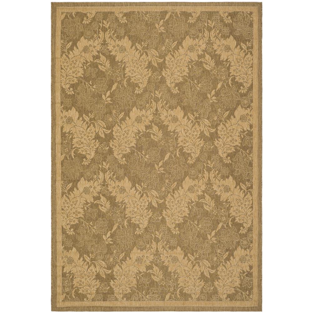 Safavieh CY6582-49-4 Courtyard Area Rug in GOLD / NATURAL
