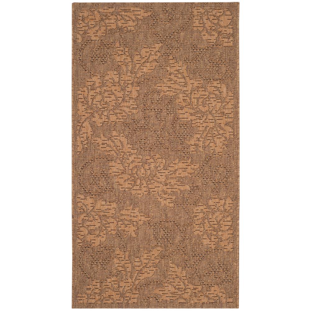 Safavieh CY6957-49-3 Courtyard Area Rug in GOLD / NATURAL