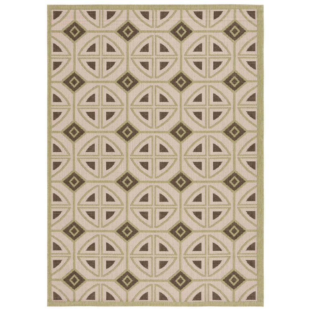 Safavieh CY7017-218-5 COURTYARD 7000 Indoor/Outdoor in BEIGE / SWEET PEA