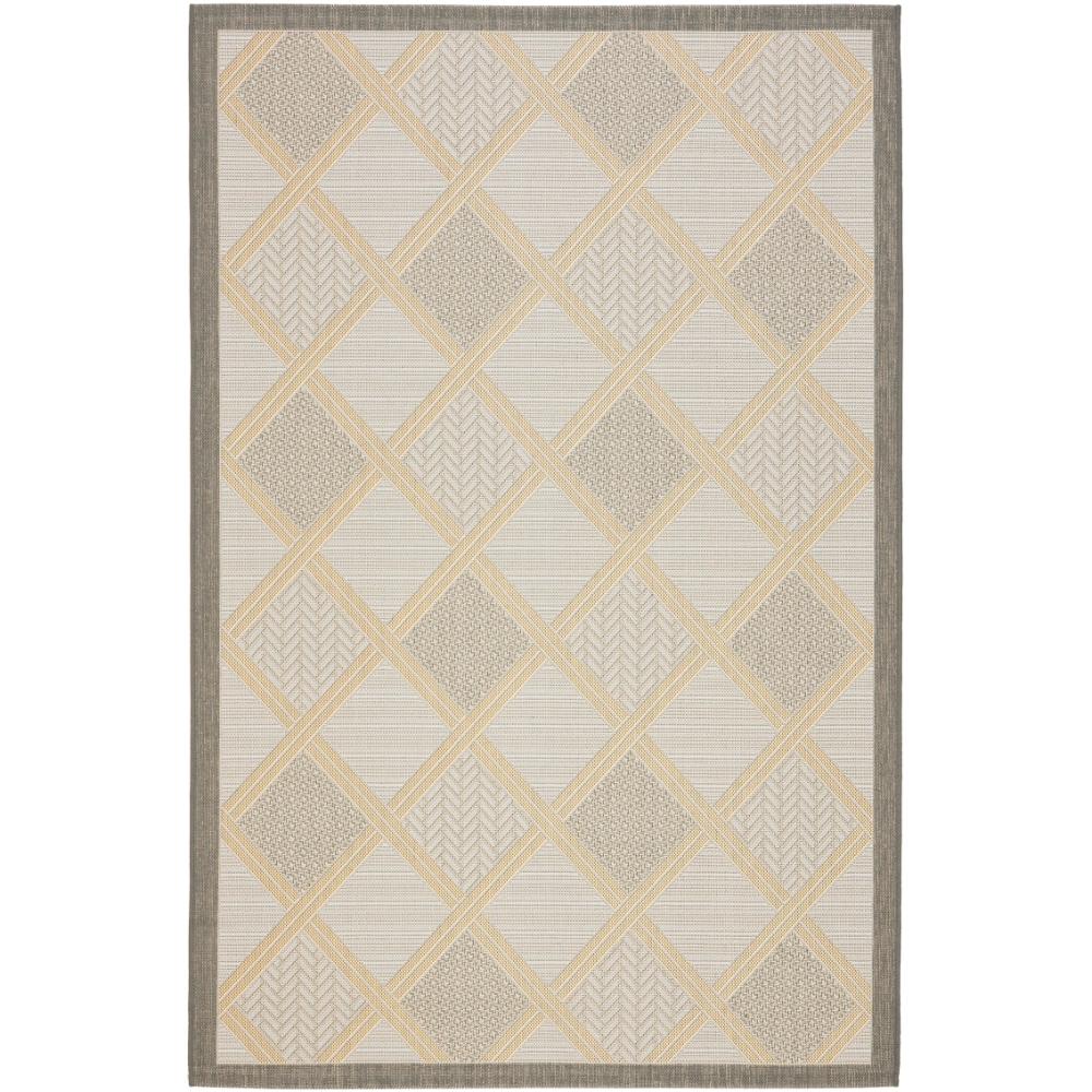 Safavieh CY7570-78A21-5 Courtyard Area Rug in LIGHT GREY / ANTHRACITE
