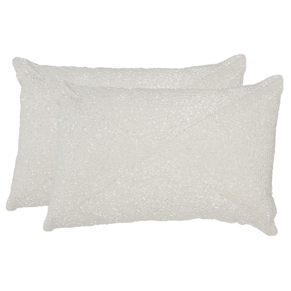 Safavieh Glitter Embellished Sparkling Pearl Pillow