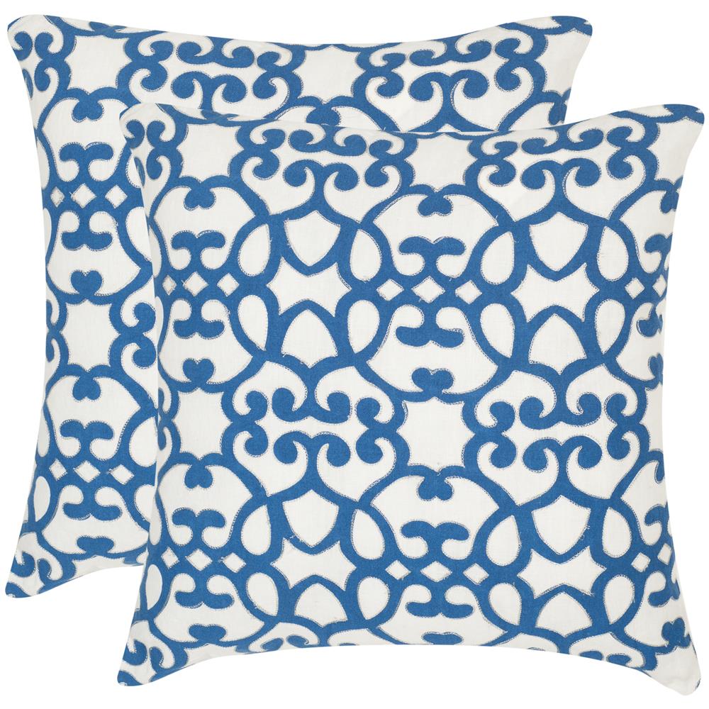 Safavieh Mallorca Bohemian Royal Blue Pillow