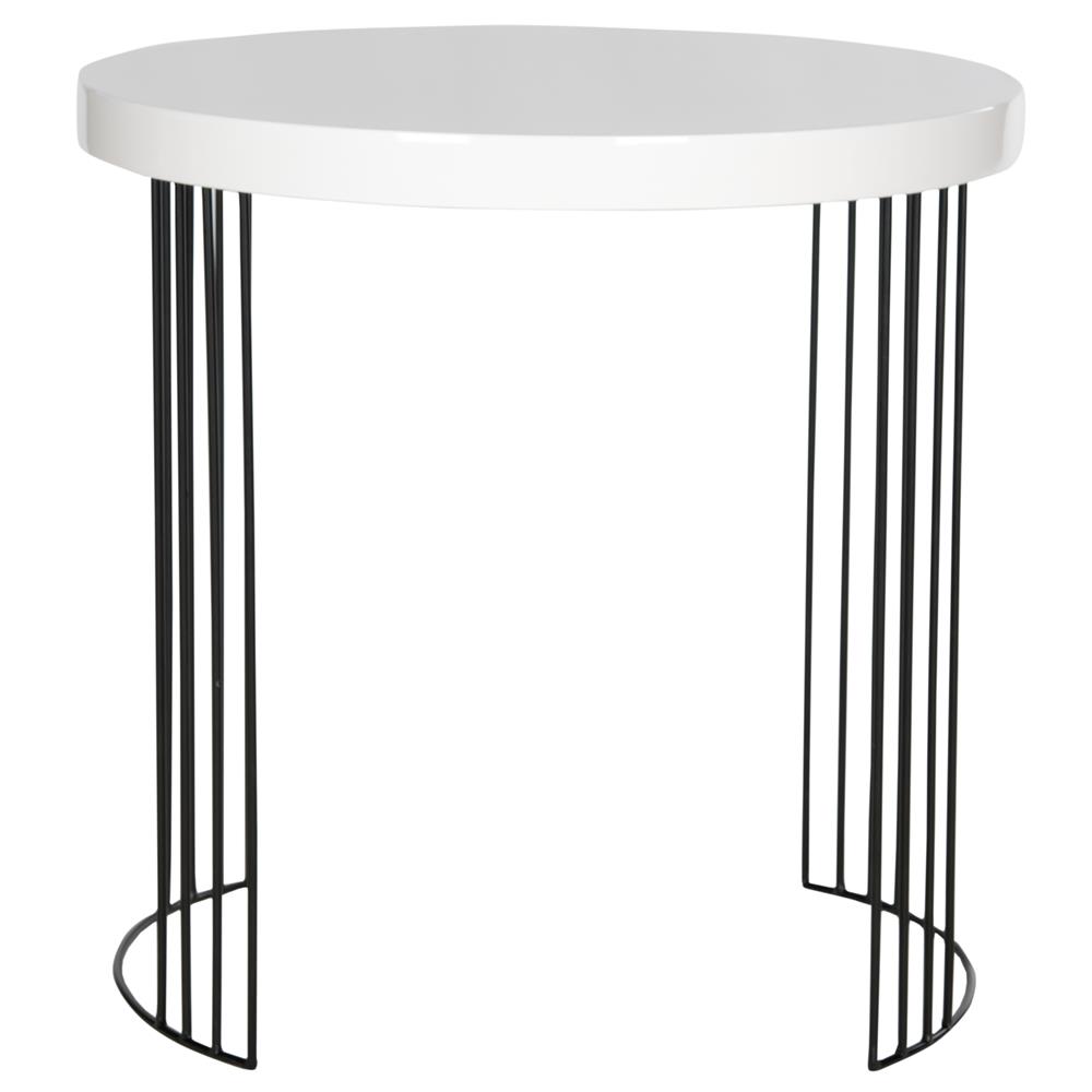 Safavieh FOX4201A Kelly Lacquer Side Table