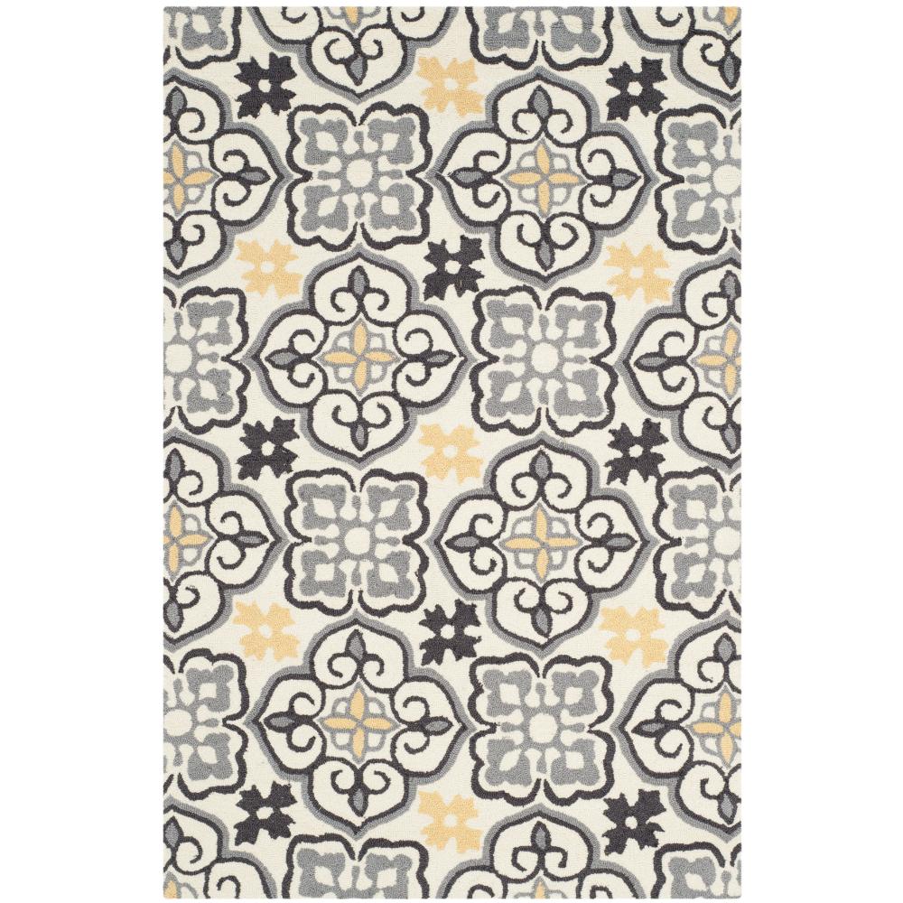 Safavieh FRS230A-4 FOUR SEASONS Indoor/Outdoor in GREY / IVORY