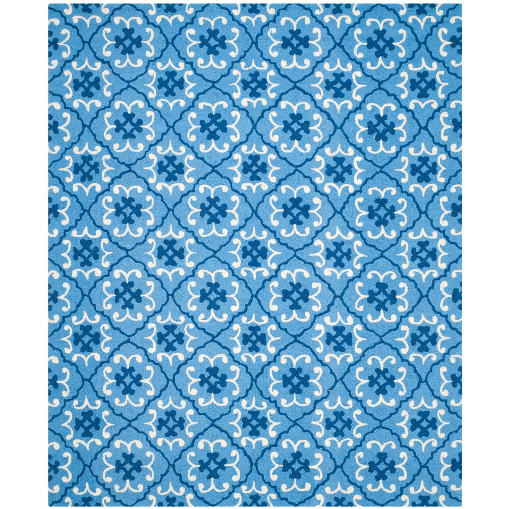 Safavieh FRS234A-8 FOUR SEASONS Indoor/Outdoor in BLUE / IVORY
