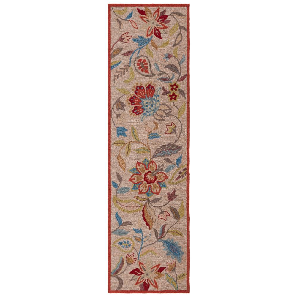 Safavieh FRS435A Four Seasons Area Rug in Ivory / Rust