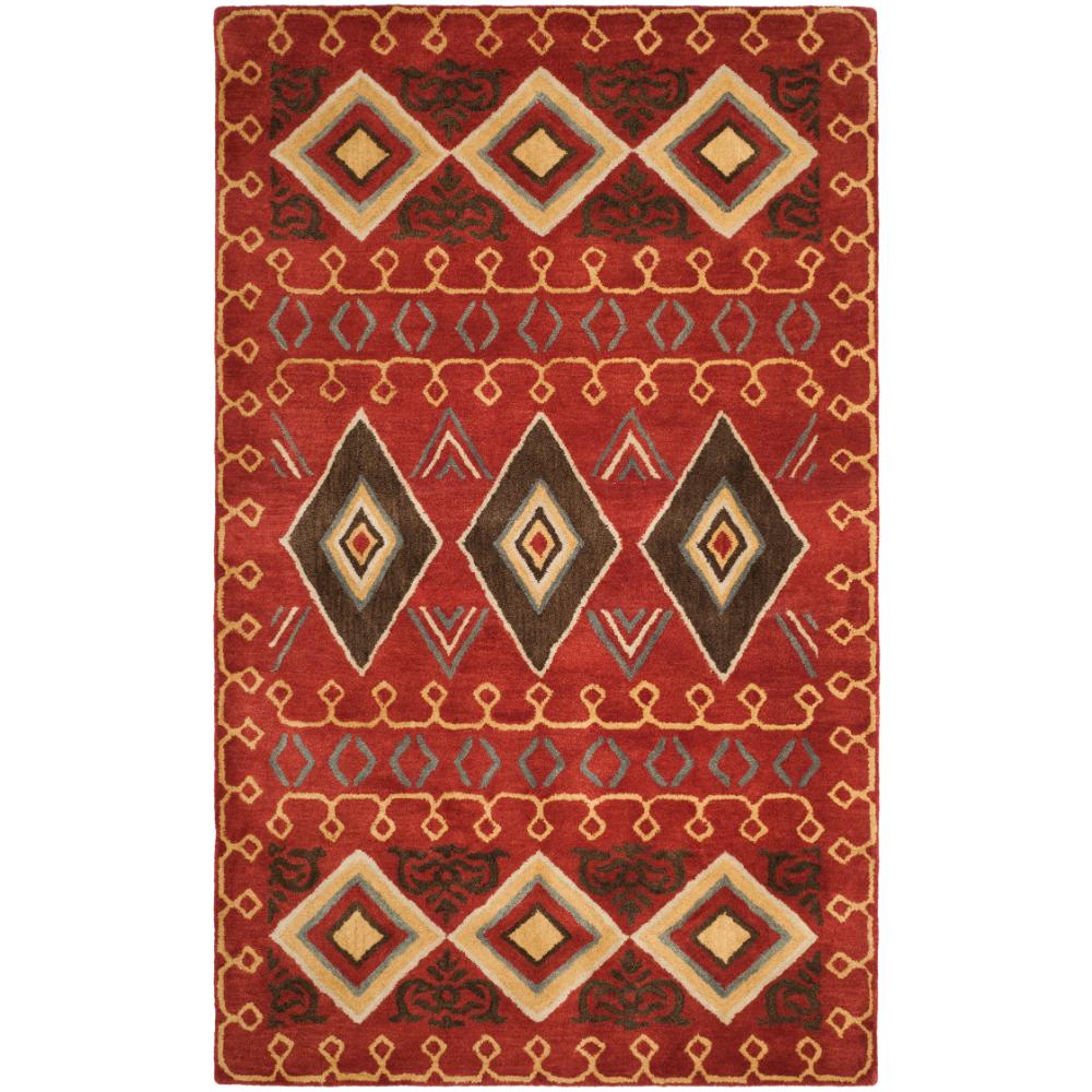 Safavieh HG404A Heritage Area Rug in Red / Multi