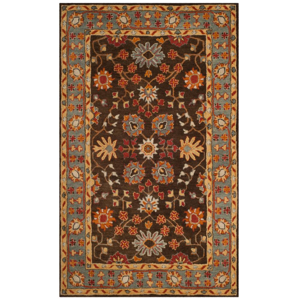 Safavieh HG405A Heritage Area Rug in Charcoal / Blue