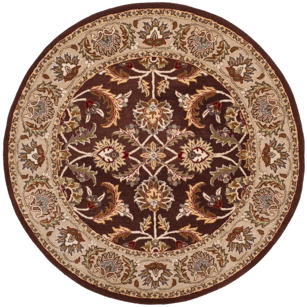 Safavieh HG451A-8R Heritage Area Rug in BROWN / IVORY